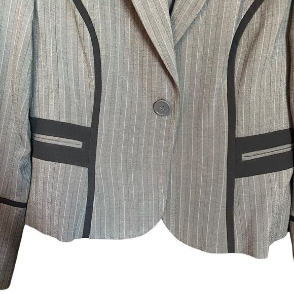 NWT! Jessica McClintock single button grey blazer - Picture 4 of 10
